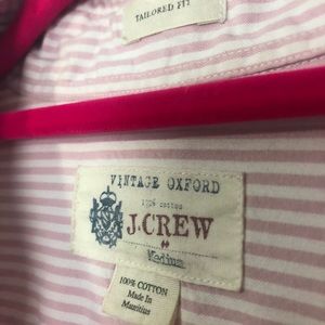 j Crew Vintage Oxford, tailored fit